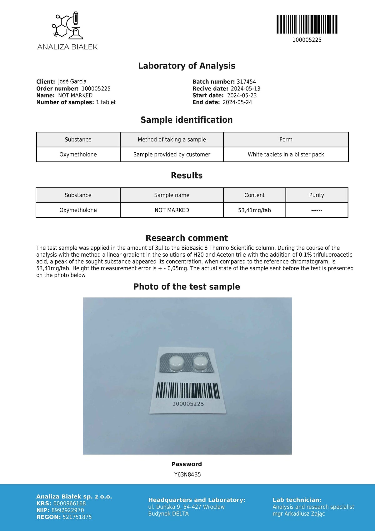 Anadrolus 50 mg (Oxymetholone)