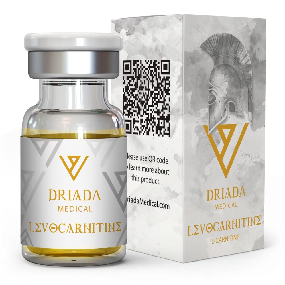 Flacon de lévocarnitine 500 mg/ml (L-carnitine) 10 ml