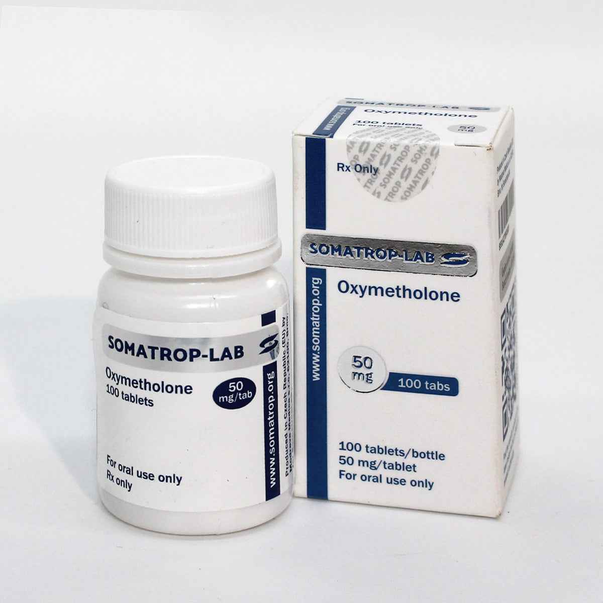 Oxymétholone 100 comprimés/50 mg/comprimé