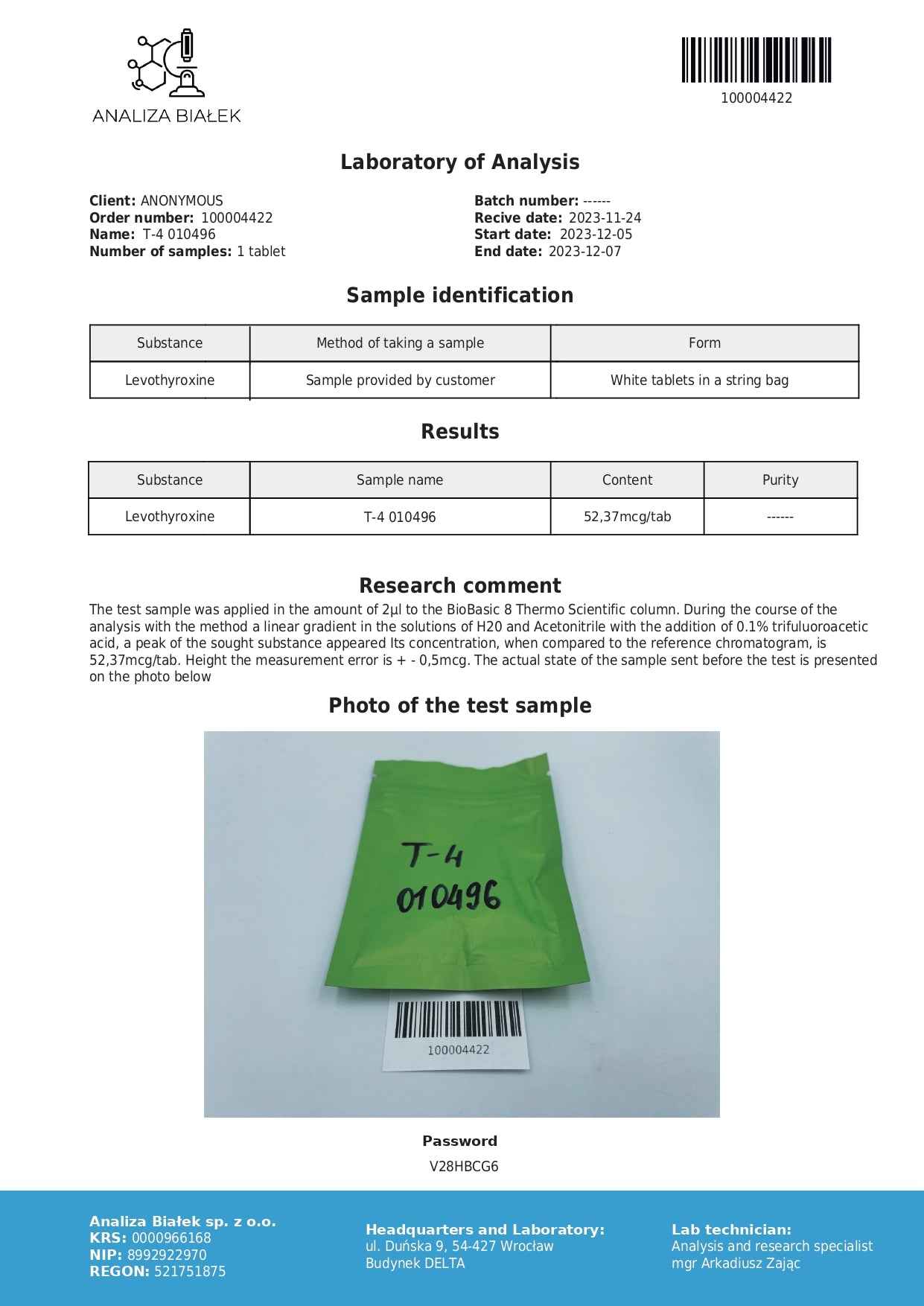 T4 Euthymed 50 mcg (lévothyroxine sodique)