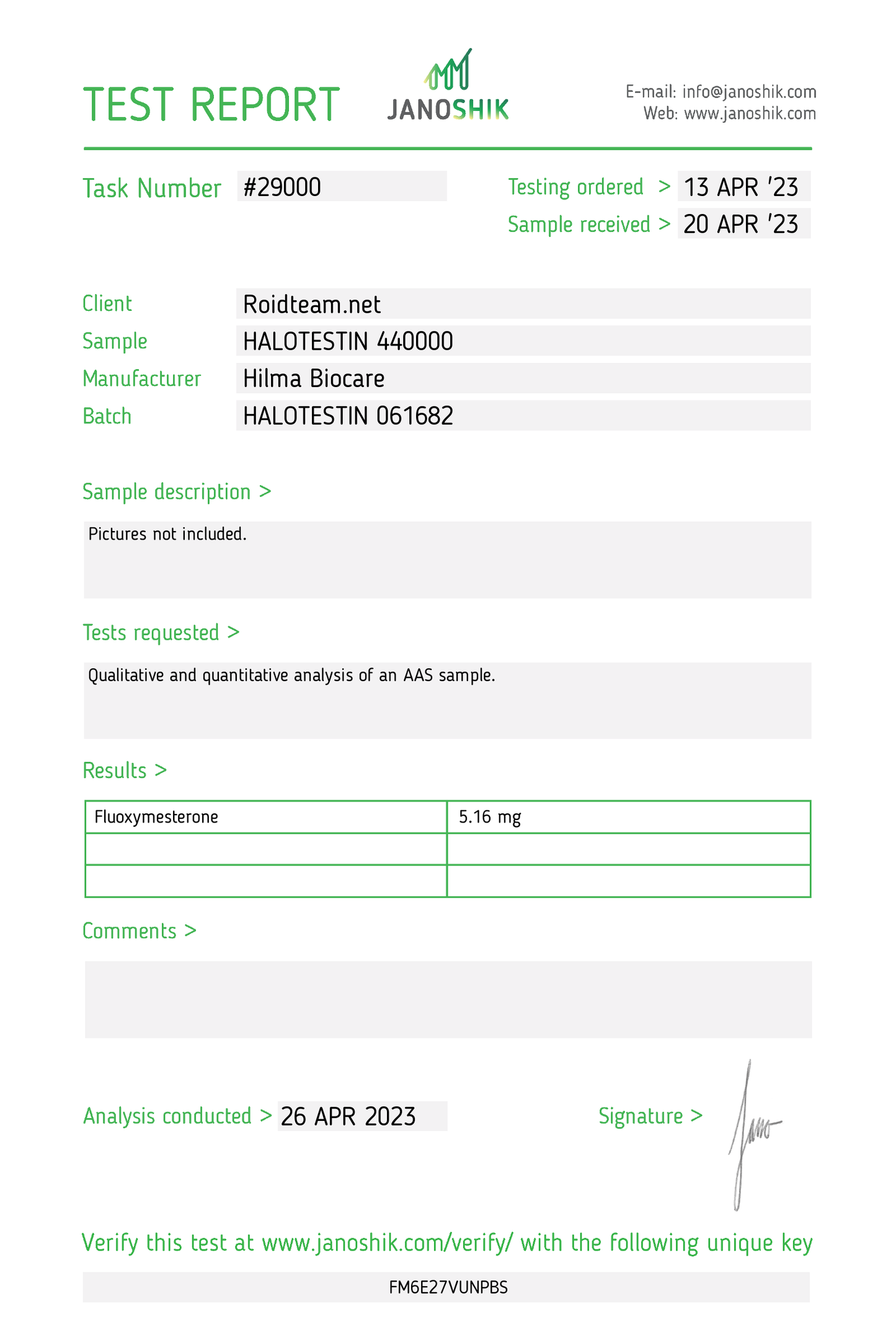 Fluoxymesterone (Halotestin) 100Tabs/5Mg/Tab Eu Rf