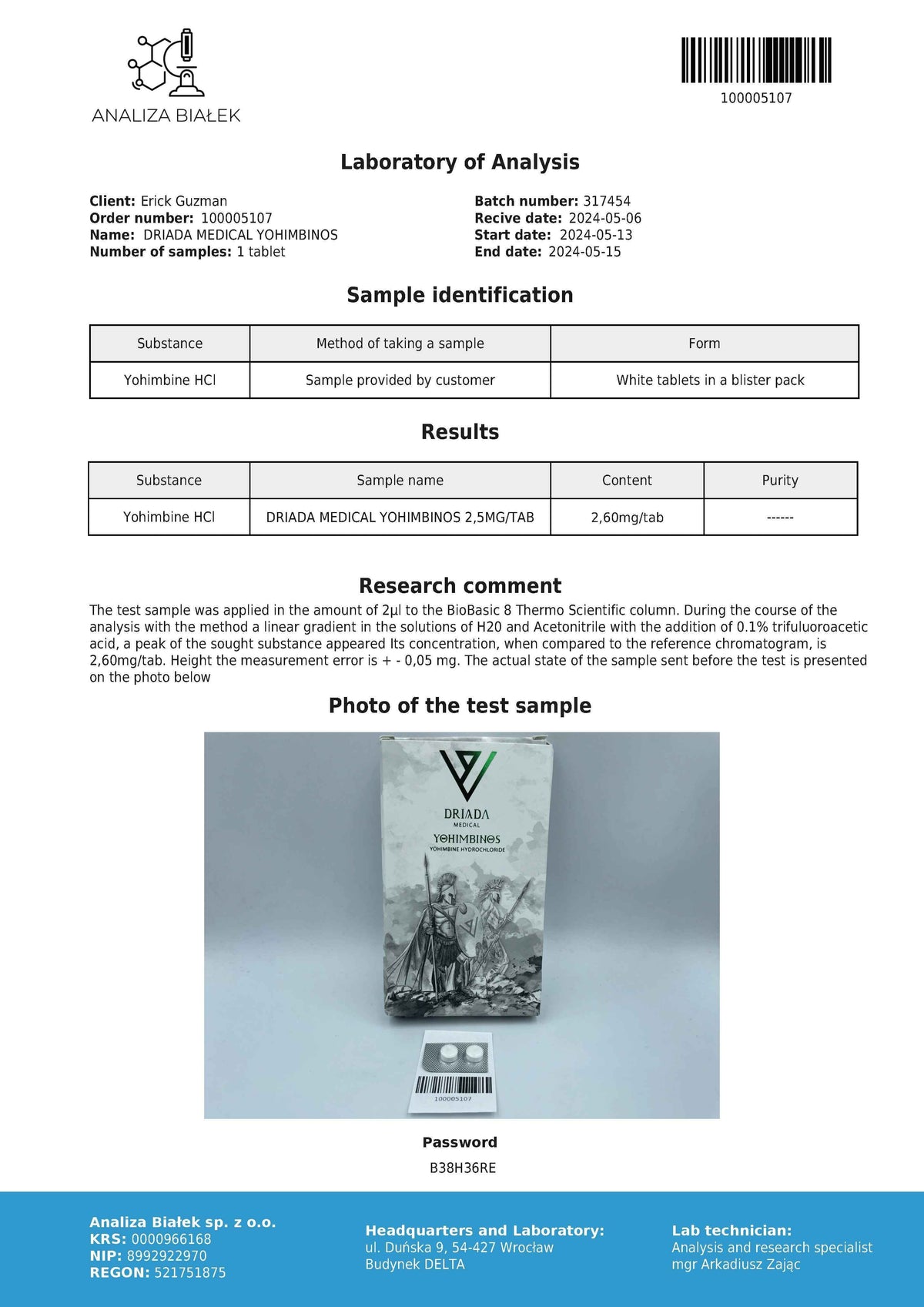 Yohimbinos (Yohimbine Hydrochloride)