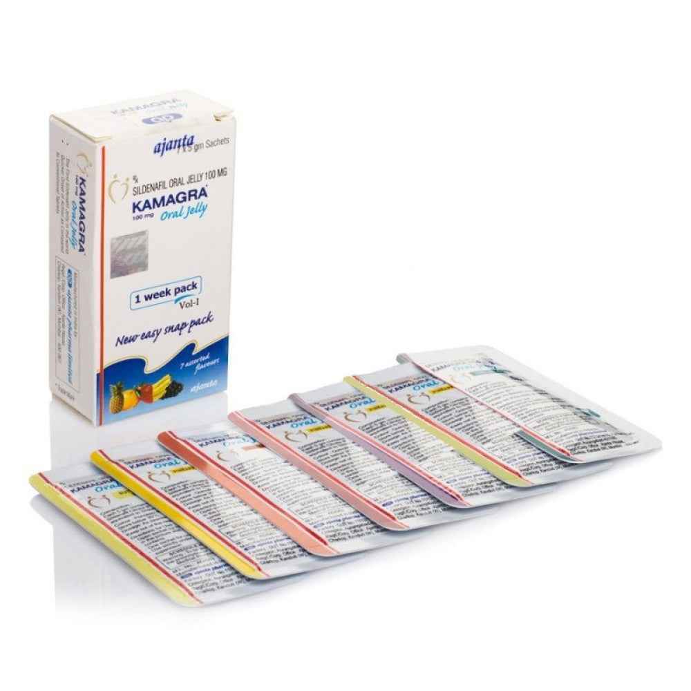 Kamagra Orall Jelly 7 sobres/100 mg/sobre