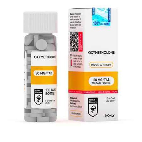 Oxymetholone 100tabs/50mg/tab