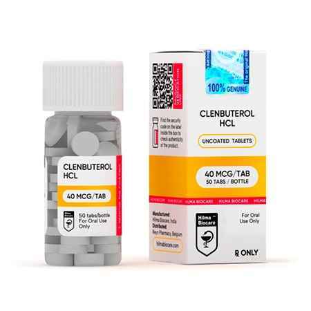 Clenbuterol 50tabs/40mcg/tab