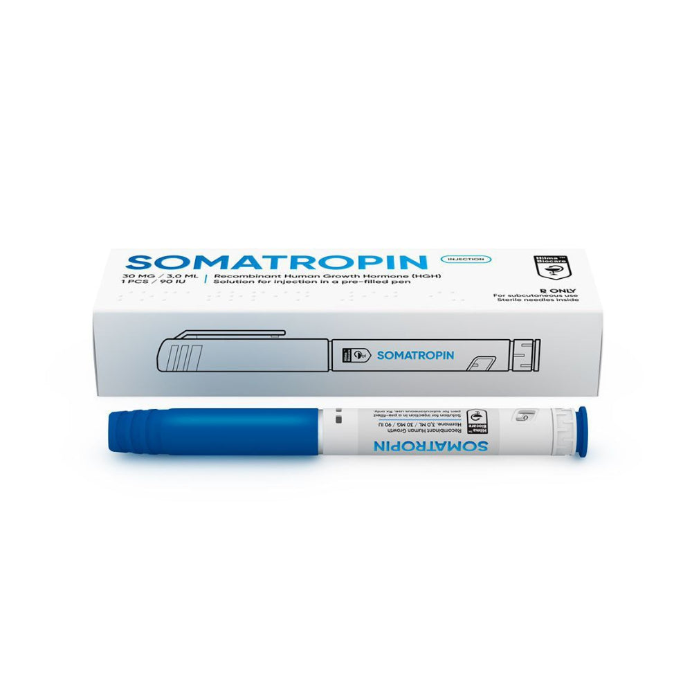 Somatropin groeihormoonpen 90iu/30mg