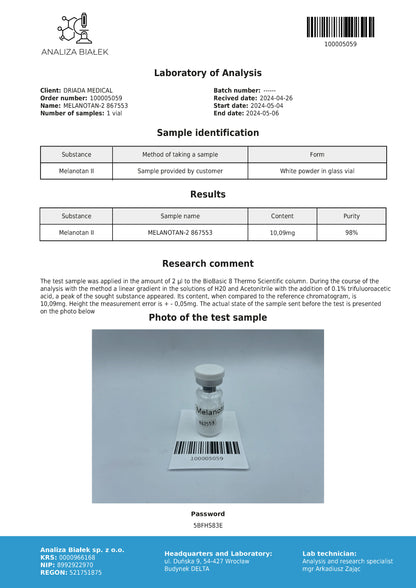 Melanotan 2 10mg