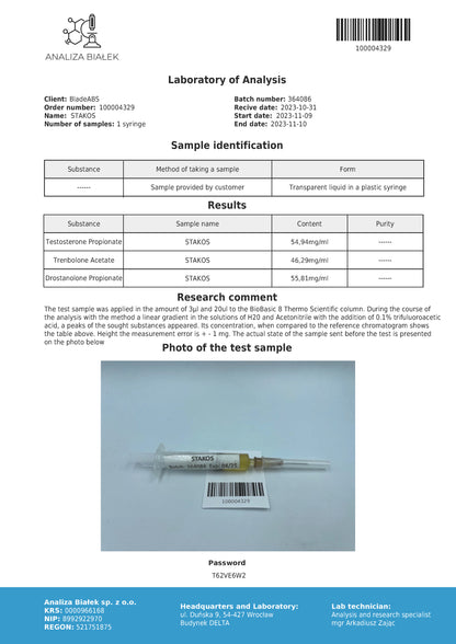Stakos 150 mg/ml (Cut Stack) vial de 10 ml