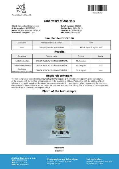 Tremilad 150 mg/ml (Trenbolone-mengsel)
