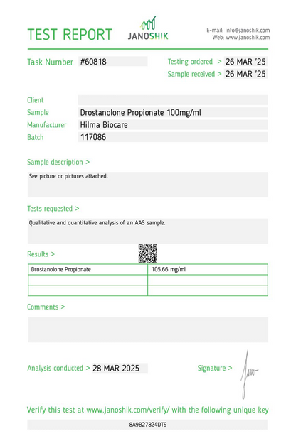 Drostanolona Propionato 10ml/100mg/ml