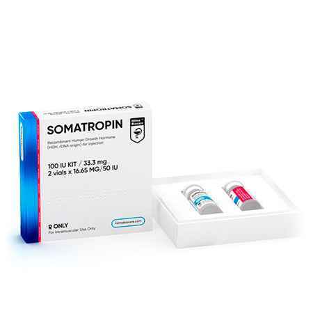 HGH Somatropin / Liquid 50IU x 2vials /100IU